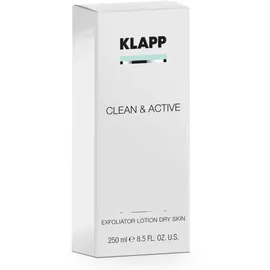 Klapp Cosmetics Clean & Active Exfoliator Lotion Dry Skin 250 ml