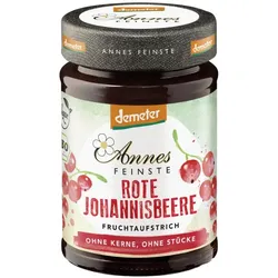 Annes Feinste rote Johannisbeere Fruchtaufstrich demeter
