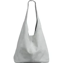 CASPAR Modell No.767 Shopper Wildleder Hell Grau