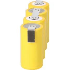 Akkuman 4er Reihe Akku Sub-C 2000mAh 4,8V NiMH mit Lötfahne