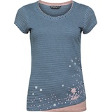 Chillaz Damen Klettershirt Fancy Little Dot T-Shirt, blau, M