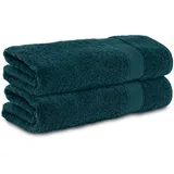Komfortec Handtuchset 70 x 140 cm petrol 2 St.