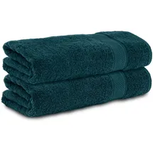 Komfortec Handtuchset 70 x 140 cm petrol 2 St.
