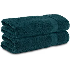 Komfortec Handtuchset 70 x 140 cm petrol 2 St.