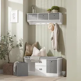 SoBuy FSR66 100 x 50 x 35 cm grau / grau