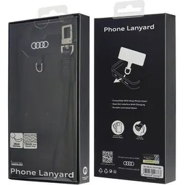 Audi Universal-Schlüsselband 28cm x 10mm Schwarz