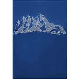 Jack Wolfskin Peak Graphic Kurzarm-t-shirt - New Mountain Blue Orchid - 2XL