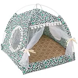 Sommer-katzenbett, Katzenzelt, Katzenhaus, Höhle, Komfortables Katzenbett, Katzenhöhle, Katzenhaus, Haustier-katzenbett (38 X 38 Cm)