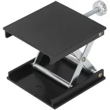 90 X 90 Mm Labor-hebebühne, Höhenverstellbar, Messwerkzeug, Manuelle Hebevorrichtung, Schwarz