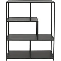 Kare Regal Loftie Regal 100x77x30 cm Schwarz