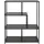 Kare Regal Loftie Regal 100x77x30 cm Schwarz