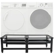 CLP Tampa Doppel Waschmaschinen-Untergestell 0 x 0 x 0 cm Schwarz
