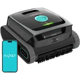 (2026 Neu) AIPER Scuba S3 Poolroboter Wand und Boden, Wasserlinien-Parkfunktion, Intelligente Sensor-Navigation, Leichter Poolsauger, Wasserlinienreinigung, Poolsauger für Einbau- und Aufstellpools