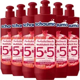 Schauma Haarkur 5&5 Multitalent-Kur Farbschützend 300ml, 6x 300ml, 5&5 Kur, 6-tlg., 5 Anwendungen, repariert und pflegt tiefenwirksam