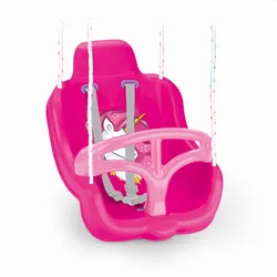 Unicorn Einhorn Babyschaukel Sicherheitsschaukel mit hoher Rückenlehne extra Sicherheitsgurt