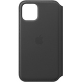 Apple iPhone 11 Pro Leder Folio Case Schwarz