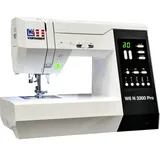 W6 WERTARBEIT Computer-Nähmaschine W6 N 3300 Pro, 120 Programme, mit viel Zubehör weiß