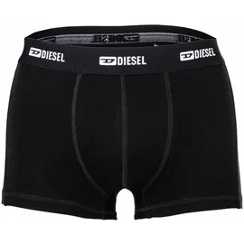 Diesel Herren Boxershorts, 3er Pack - DAMIEN-UTLT, Trunks, Cotton Stretch Schwarz M