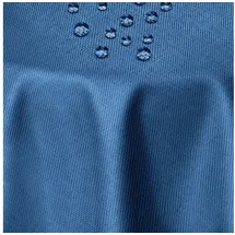 DecoHomeTextil Heimtextilmanufaktur Tischdecke Leinen Optik Rund 140 cm Blau