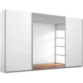 Rauch Schwebetürenschrank »Kleiderschrank Schrank Garderobe CORTONA inkl. Inneneinteilung,« 2 Stoffboxen und zusätzlichen Einlegeböden MADE IN GERMANY, weiß, B:315cm H:229cm T:62cm, Holzwerkstoff, Schränke, Schwebetürenschrank,