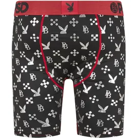 Psd Boxershorts PSD PB MONOGRAM rot / schwarz / weiß XL 1er Pack