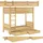 Erst-Holz Etagenbett für Kinder 90 x 200 Roste und Bettkasten