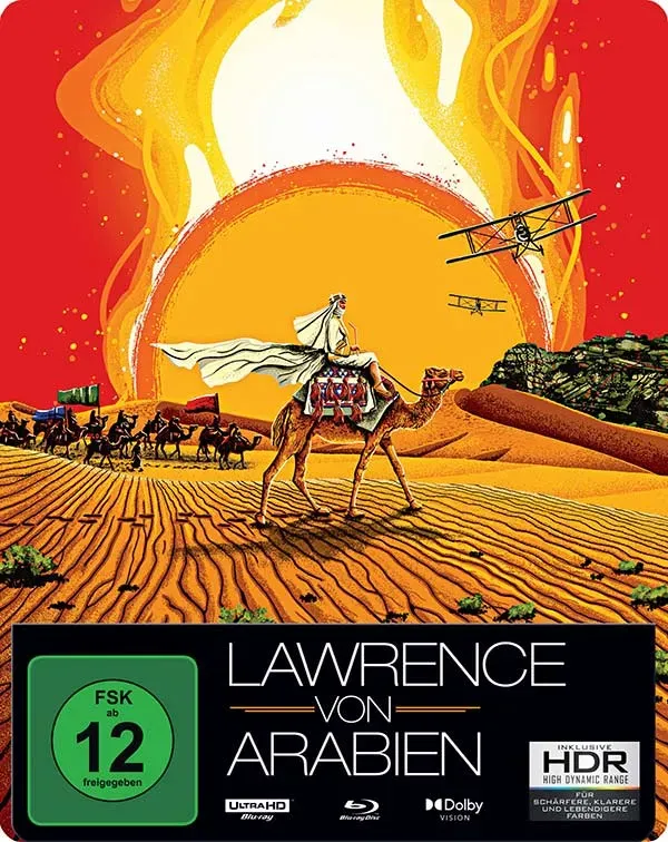 Lawrence von Arabien (Steelbook, 2 4K-UHDs + 2 Blu-rays)