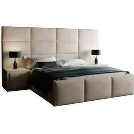 aea Boxspring Design Bett 140 x 200 cm Beige