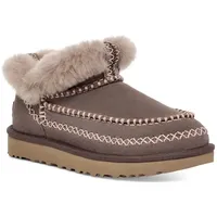 UGG CLASSIC ULTRA MINI ALPINE Schlupfboots, Hausschuh, Mule, Winterboots mit gepolstertem Fußbett braun 38 EU