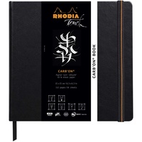 Rhodia Touch Carb'On book fest 21x21cm 56 Blatt, blanko
