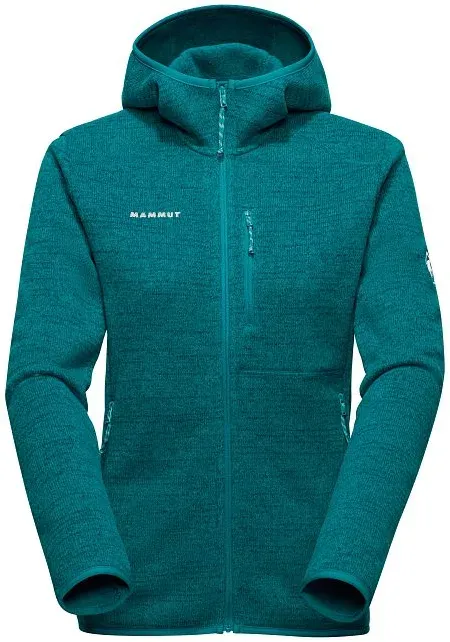 MAMMUT ARCTIC IV ML HOODED JACKET - Da., deep teal melange 40324 (XS)