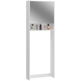 MID.YOU Spiegelschranküberbau Roca weiß Holzwerkstoff, 68x189x20 cm, Haushaltsreinigung, Haushaltsgeräte, Waschmaschinen