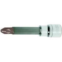 KS Tools 1/2" CHROMEplus Bit-Stecknuss, lang, PZ1