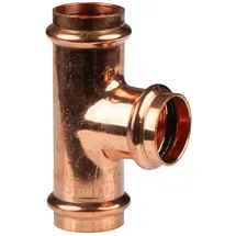 Pipetec Kupfer Pressfitting T-Stück 28 mm V+M-Kontur DVGW