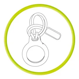 mobile origin Airtag Loop Case Holder A1 weiß