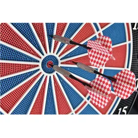 KARELLA - Dartautomat CB-90 inkl. 12 Darts, Ersatzspitzen, Netzteil