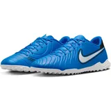 Nike Tiempo Legend 10 Club Low-Top-Fußballschuh für Turf - Blau, 44.5