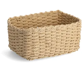 Zeller Aufbewahrungskorb-Set 3-tlg. Papiergeflecht 24 x 18 x 13 cm beige
