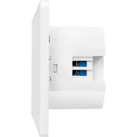 Logilink PA0332 - Unterputz Steckdose mit 2X USB-C (25W/15W), PD (PowerDelivery 3.0), Schutzklasse IP20