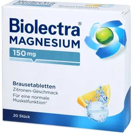 Hermes Arzneimittel Biolectra Magnesium 150 mg Zitrone Brausetabletten