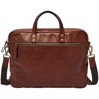 Fossil Haskell Double Briefbag Cognac