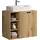 WELLTIME Waschbeckenunterschrank Amrum 90 x 79 x 53 cm Braun
