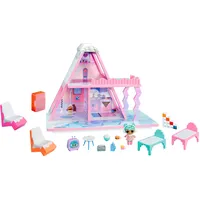 L.O.L. Surprise! Winter Snow Chalet mit Tot - aus Echtem Holz, 15+ Überraschungen, mit Einer exklusiven Puppe, Geschenk für Kinder ab 4 Jahren