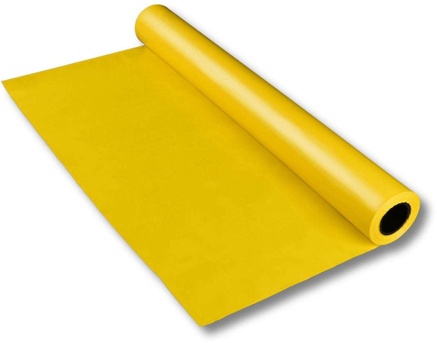1x LDPE-Folie Dekofolie Tischdecke gelb opak 2300mm x 50m 100my