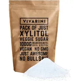Xylitol Vivarini Xylit Süßstoff 100% Rein Birkenzucker Natürlich 1 kg