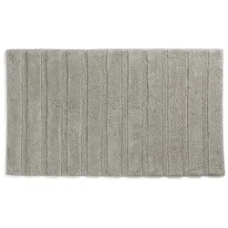 Badematte Megan 100%Baumwolle silbergrau 80,0x50,0x1,6cm