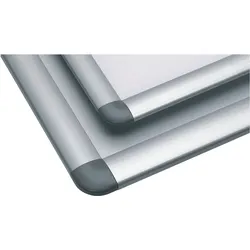 Nobo Plakatrahmen A4 370x248x11mm Aluminium/Kunststoff silber Packung mit 5 Stück