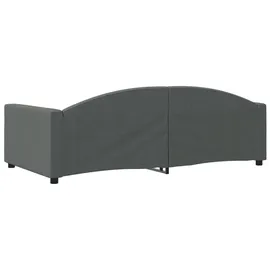 vidaXL Tagesbett 100 x 190 cm Dunkelgrau