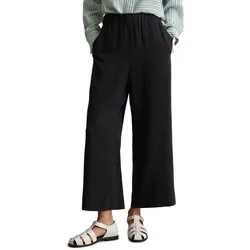 Schlupfhose MARC O'POLO DENIM, Damen, Gr. XS, N-Gr, schwarz, Obermaterial: 100% Lyocell, casual, weit, Hosen, im Culotte-Stil