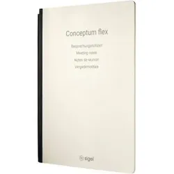 Einlage-Heft Conceptum flex, "Besprechungs-Notiz", A4, 80g, chamois, 92 Seiten